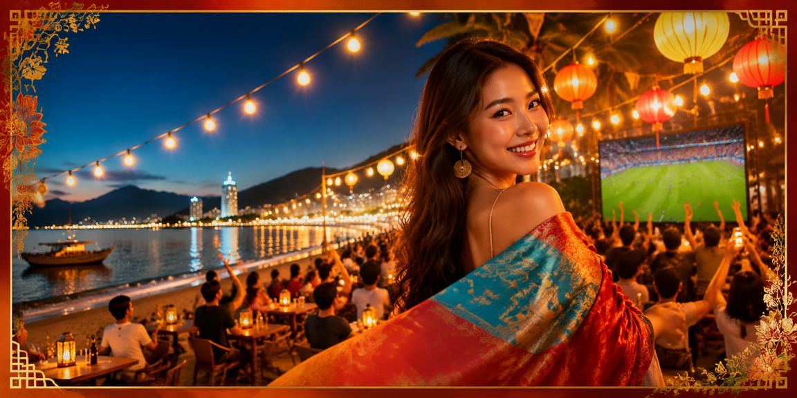Người chơi tại chợ đêm Nha Trang tra cứu câu hỏi về cá cược thể thao
